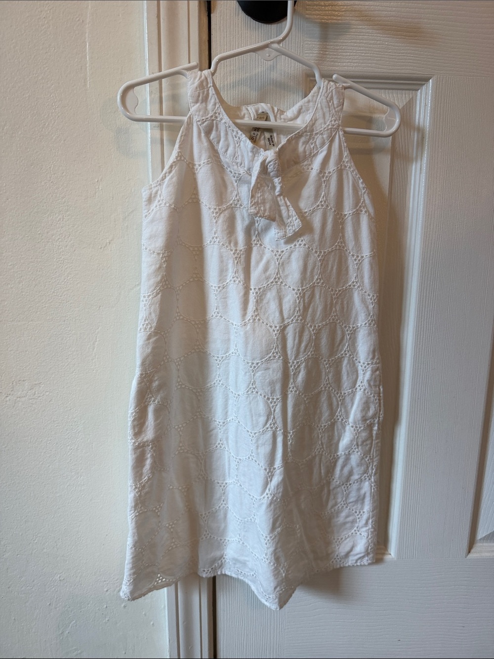 Old Navy White Eyelet Halter Sundress